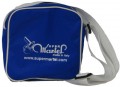 Martel Nylon #40 - 4 Ball Square Bag - Blue with White Trim