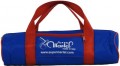 Martel Nylon #50 - 4 Ball Long Bag - Blue with Red Trim