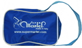 Martel Nylon #20 - 2 Ball Bag - Blue with White Trim